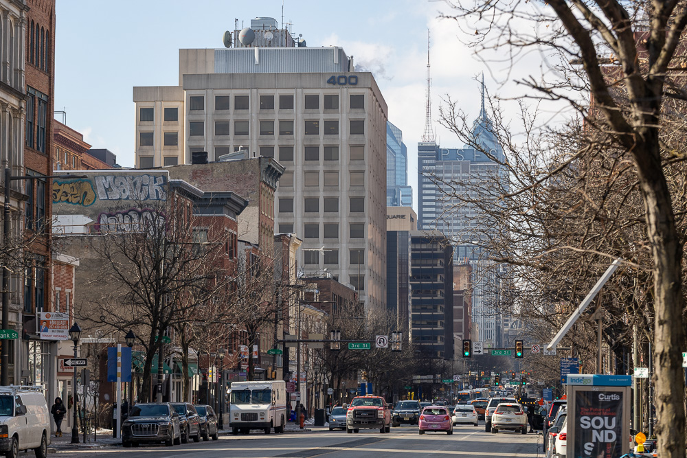 Continental Building looking west